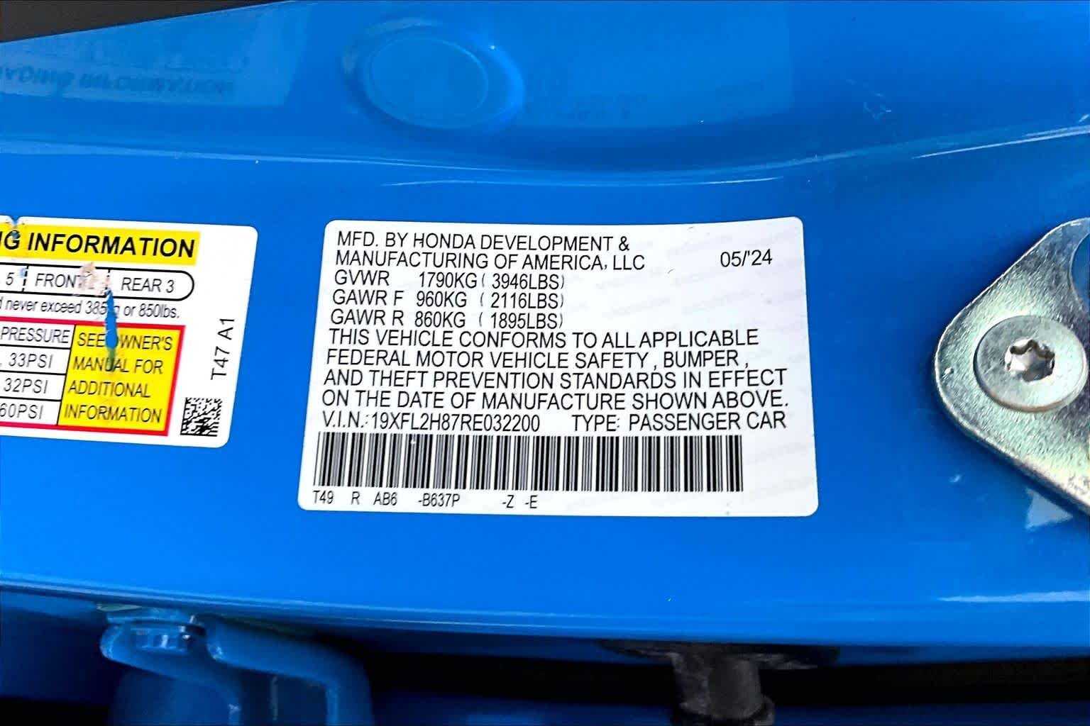Used 2024 Boost Blue Pearl Honda Sport image 33