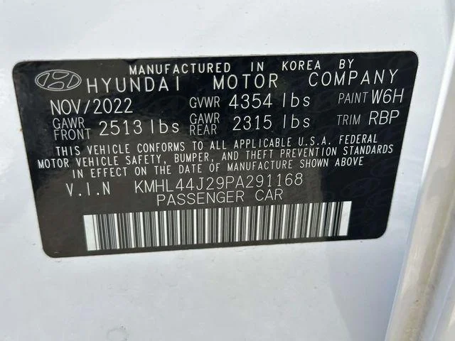 Used 2023 Serenity White Hyundai SEL Plus image 38