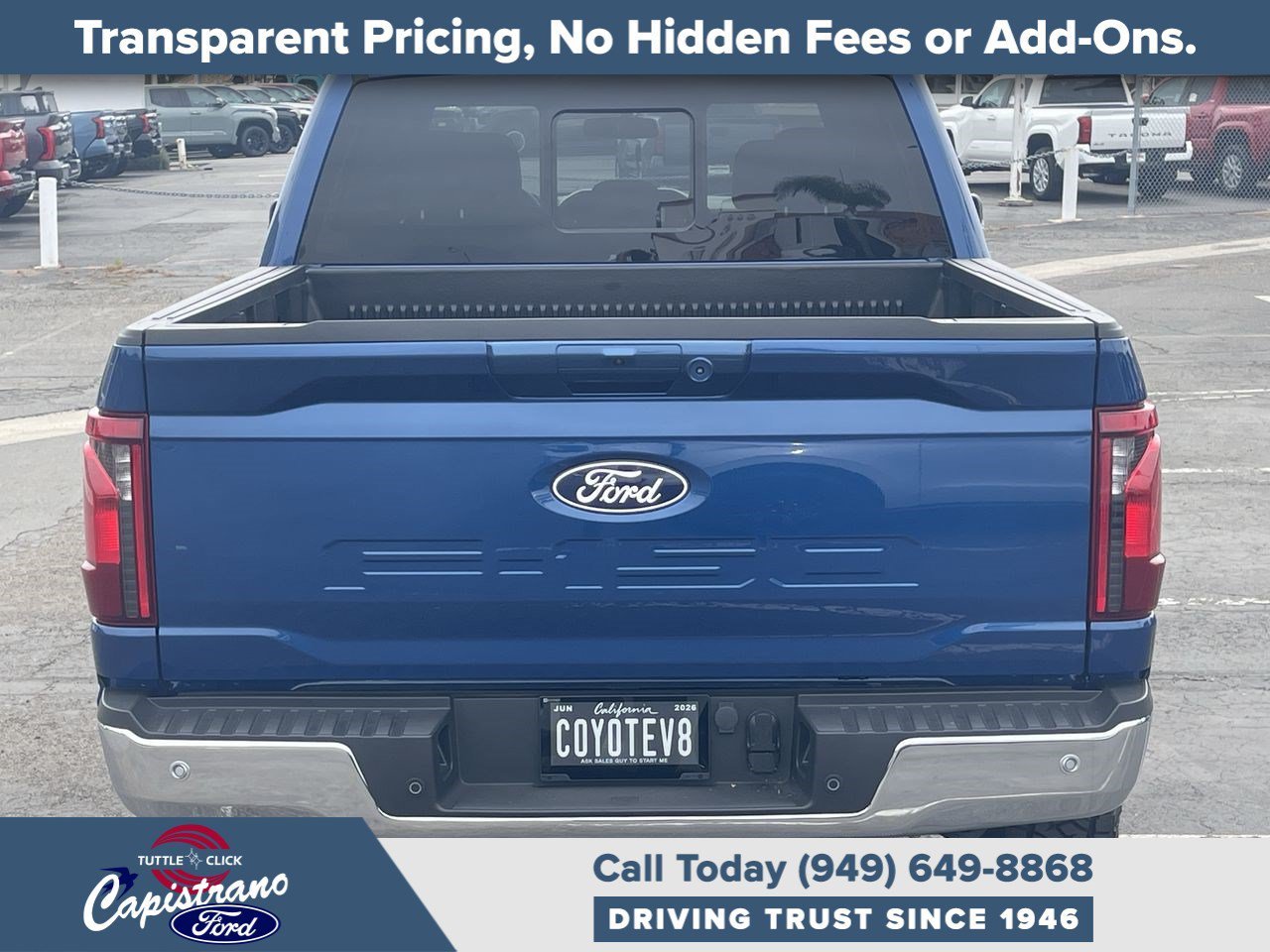 New 2025 Atlas Blue Metallic Ford XLT image 5