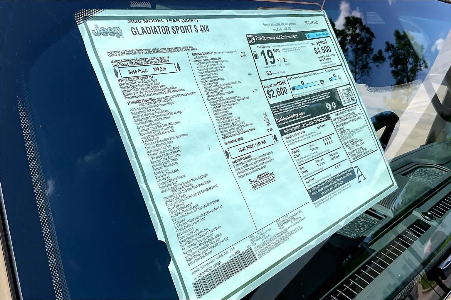New 2026 41 Jeep Sport S image 19