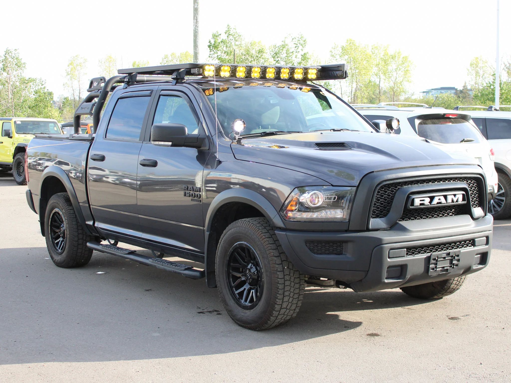 Certified Used 2023 Grey RAM Warlock * No Accidents | Roof Lights | Overland Ready | Alpine | Tonneau Cover image 9
