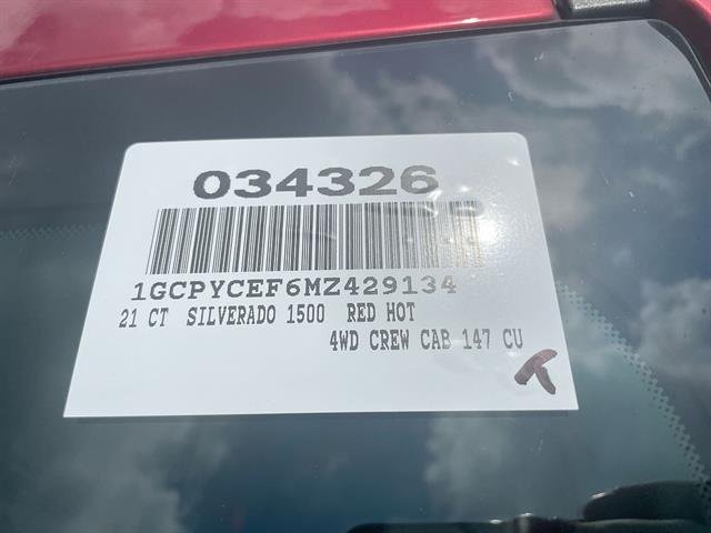 Certified Used 2021 CHERRY RED TINTCOAT Chevrolet Custom Trail Boss image 31