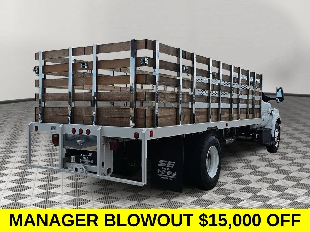New 2024 Oxford White Ford F-650 SD Gas Straight Frame image 3