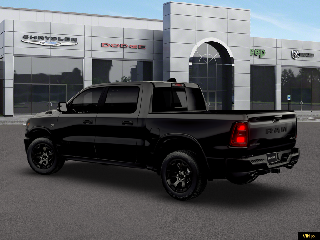 New 2026 Diamond Black Crystal Pearl-Coat Exterior Paint RAM Big Horn/Lone Star image 3