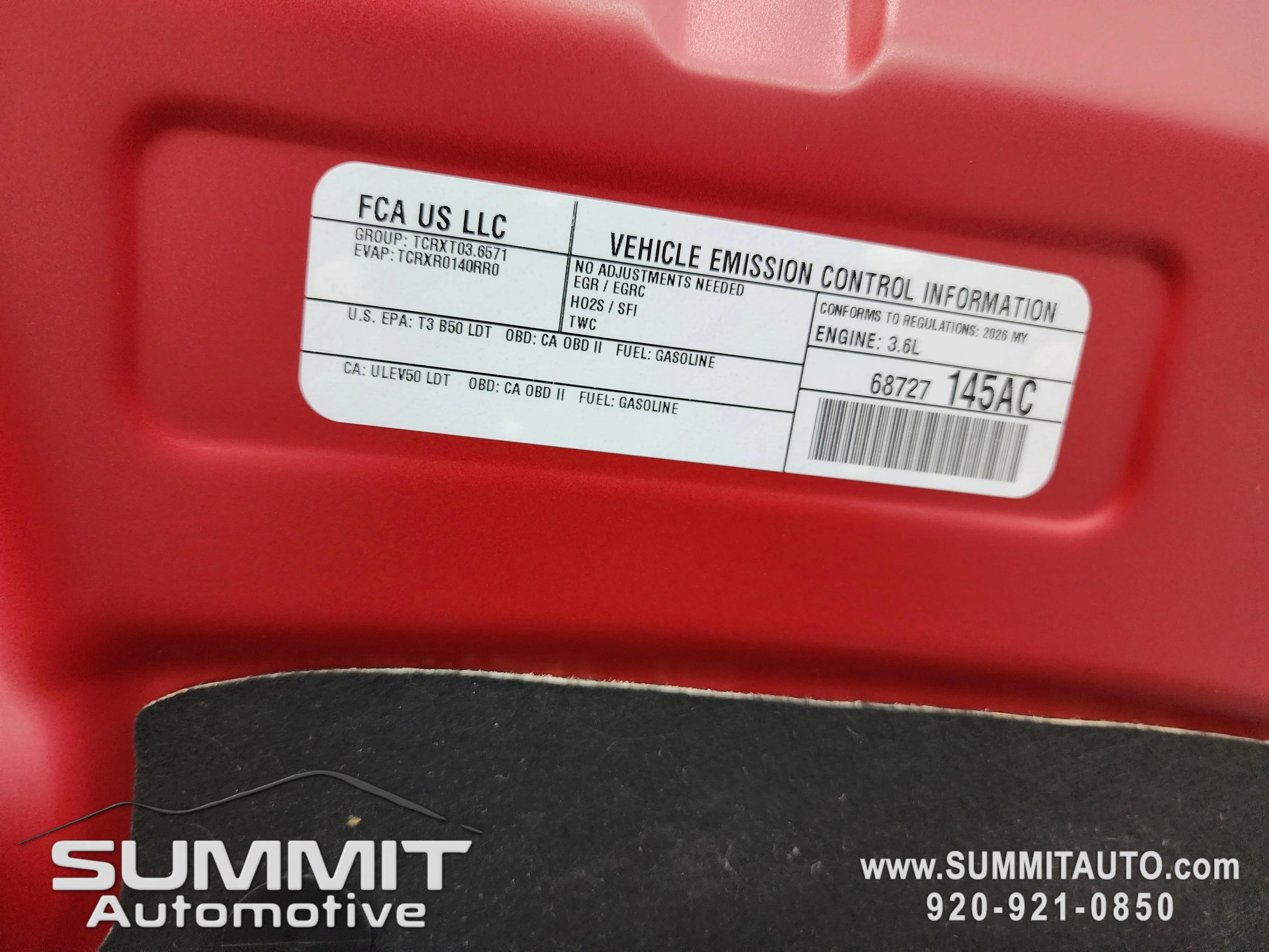 New 2026 Red Hot Pearl-Coat Exterior Paint Chrysler Select image 25