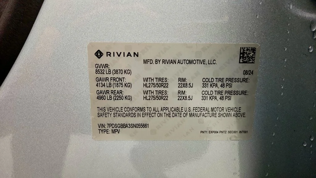 Used 2025 LA Silver Rivian Adventure Dual-Motor Max Pack w/ 22