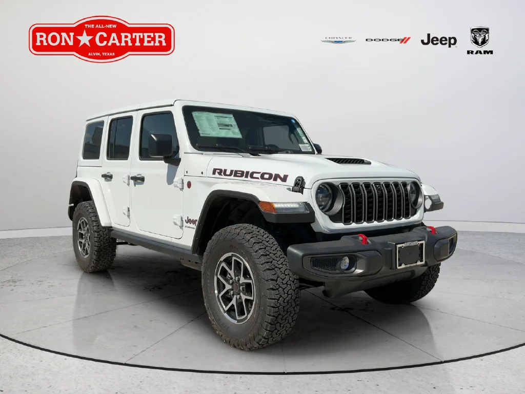 New 2027 Bright White Clear-Coat Paint Jeep Rubicon image 1