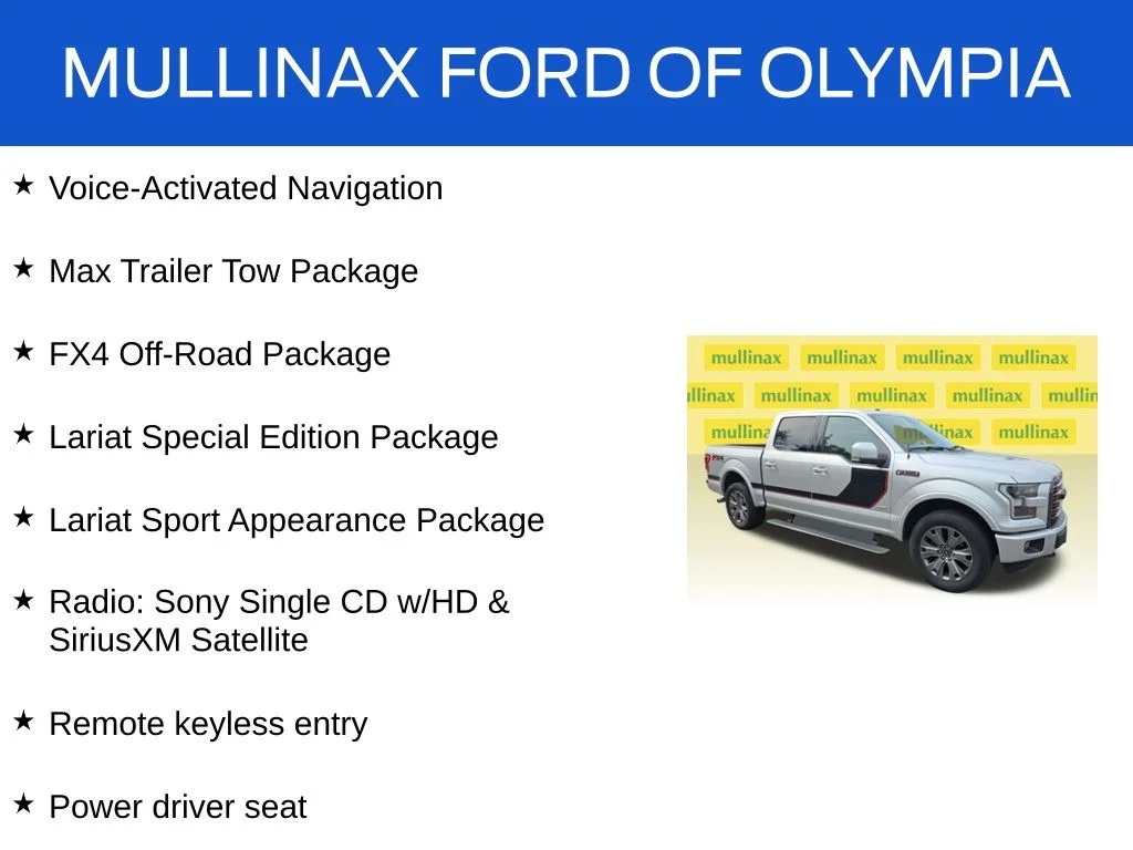 Used 2016 Silver Ford Lariat image 17