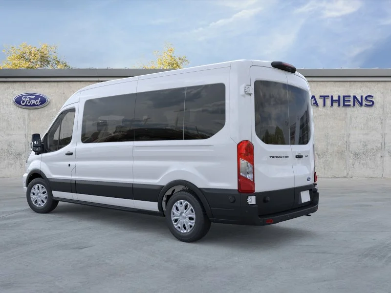 New 2026 Oxford White Ford Passenger Van XLT image 4