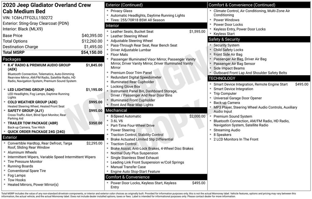 Used 2020 Gray Jeep Overland image 26