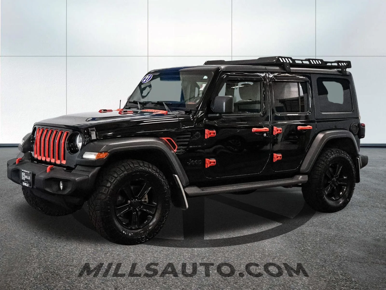 Certified 2021 Jeep Wrangler Unlimited Altitude with VIN 1C4HJXDG0MW636565 for sale in Baxter, Minnesota