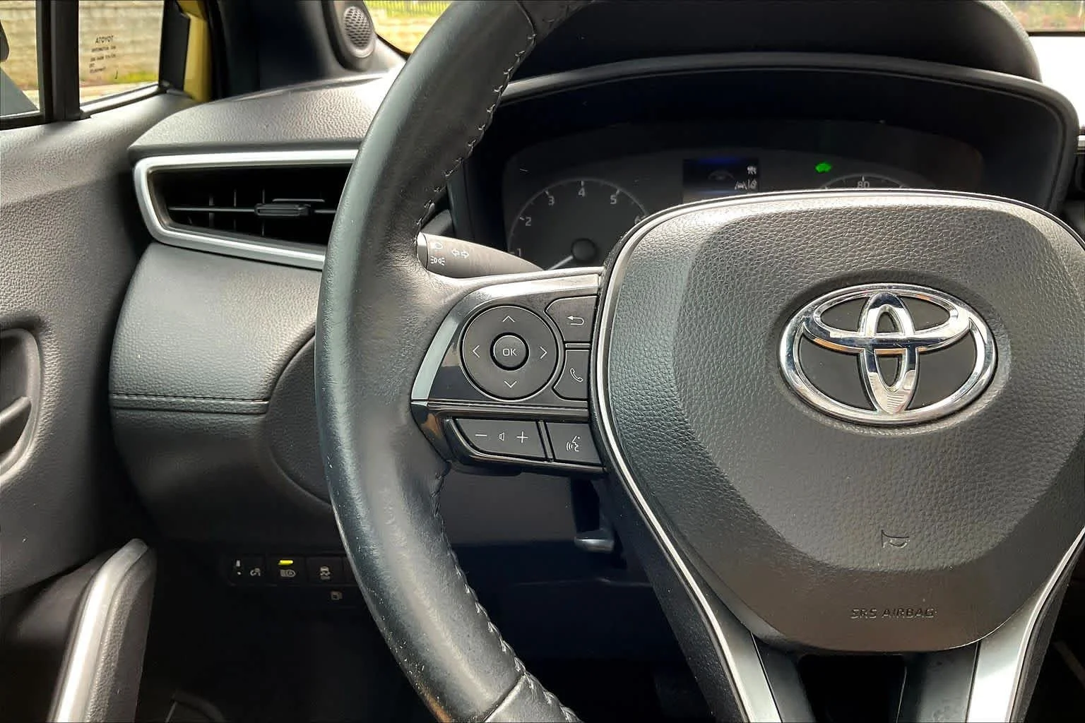 Used 2024 Acidic Blast/Jet Black Toyota Hybrid SE image 24