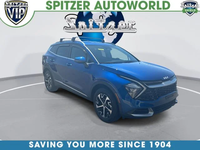 Used 2023 Blue Kia EX image 2