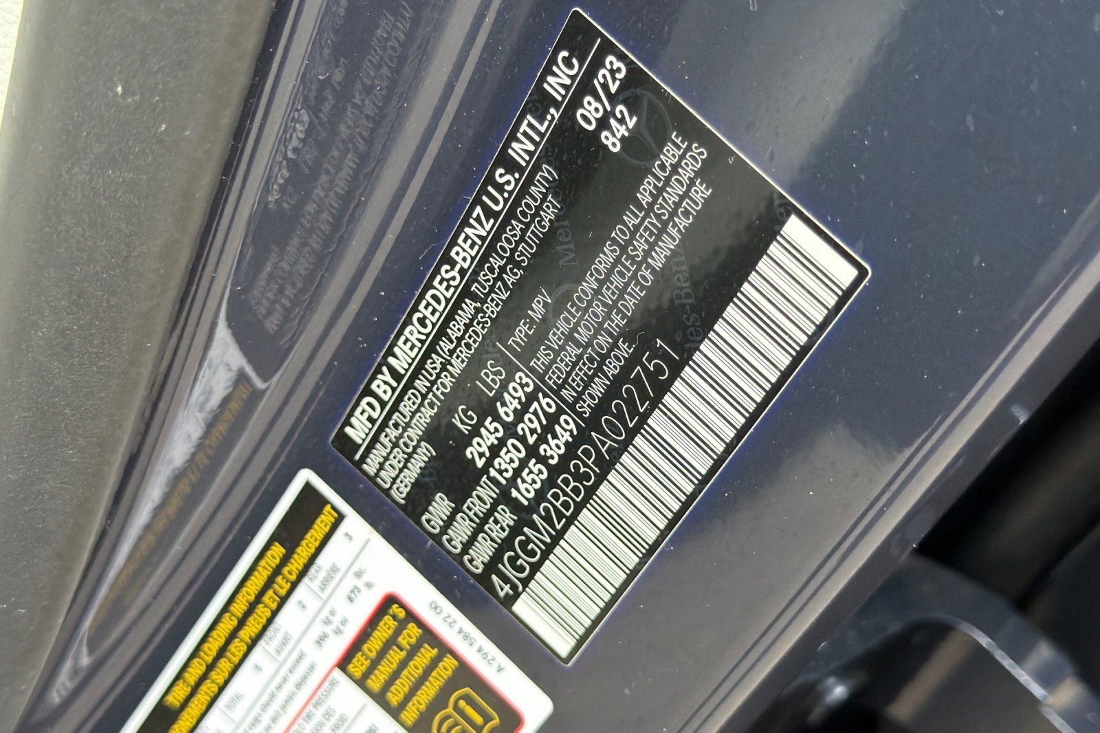 Used 2023 Blue Mercedes-Benz 350+ SUV image 36