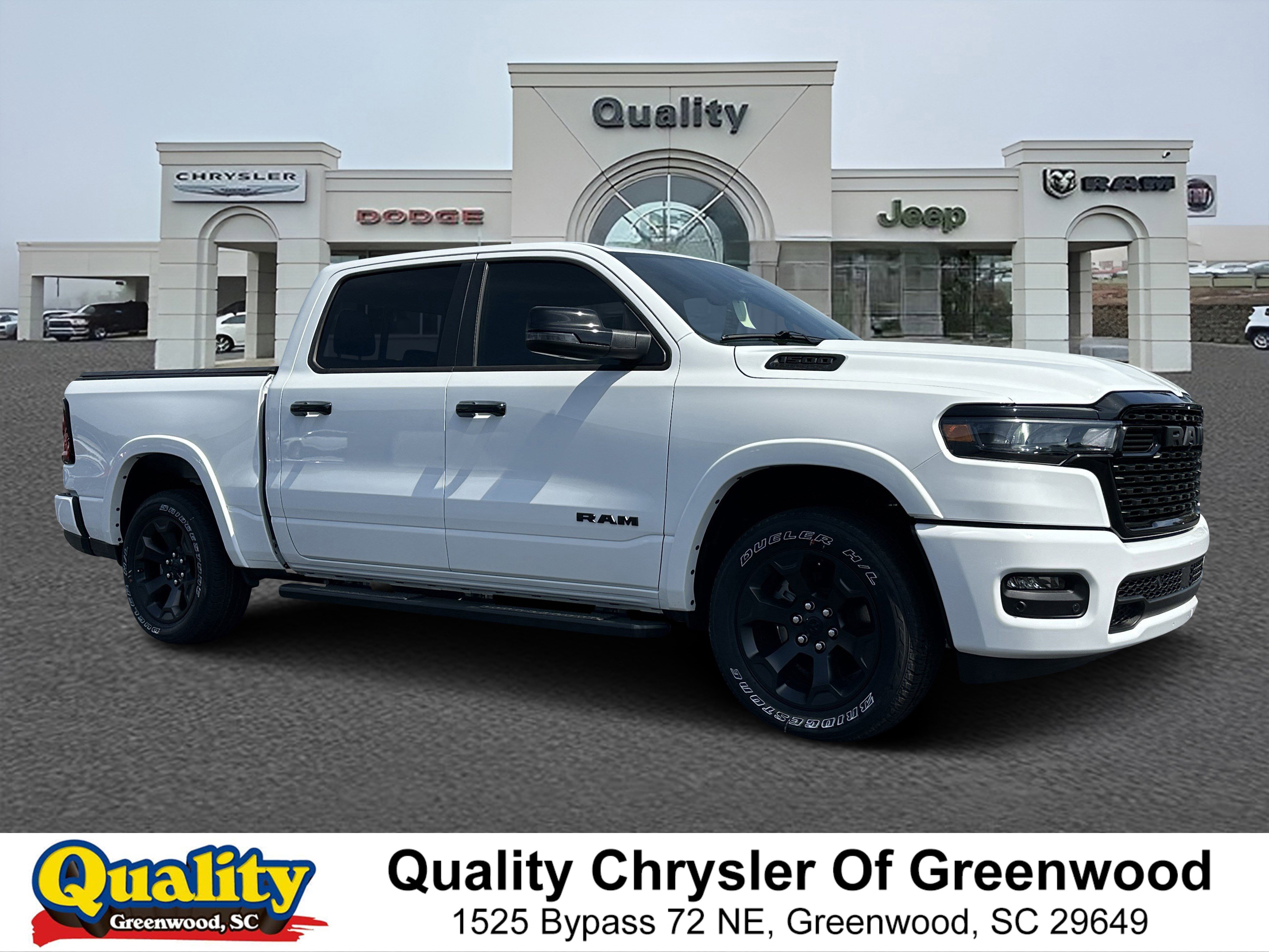 New 2026 Bright White Clear-Coat Exterior Paint RAM Big Horn image 1