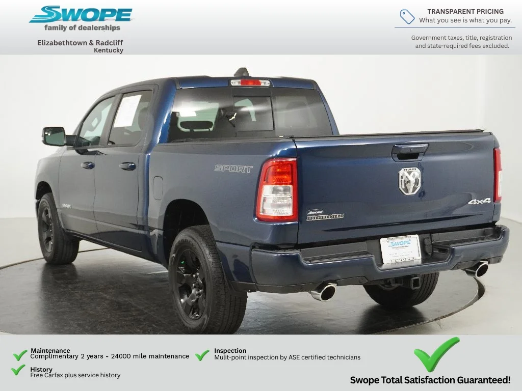 Used 2023 Patriot Blue Pearlcoat Ram Big Horn image 5