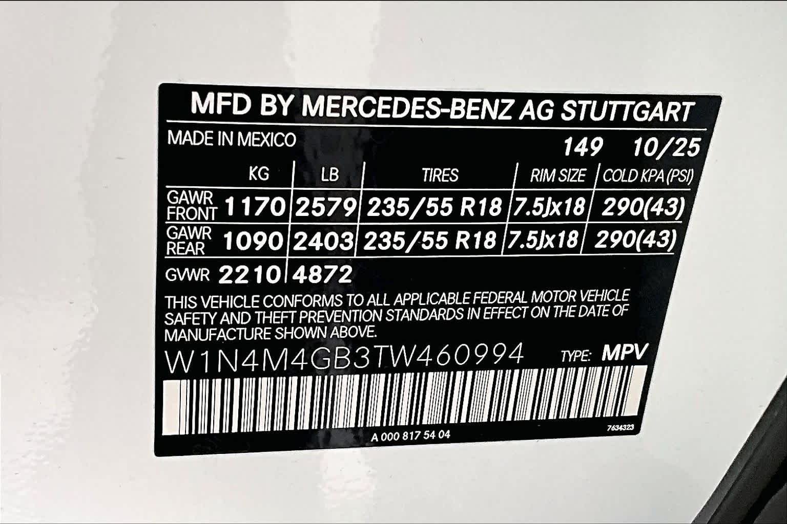 Used 2026 Polar White Mercedes-Benz GLB 250 image 16
