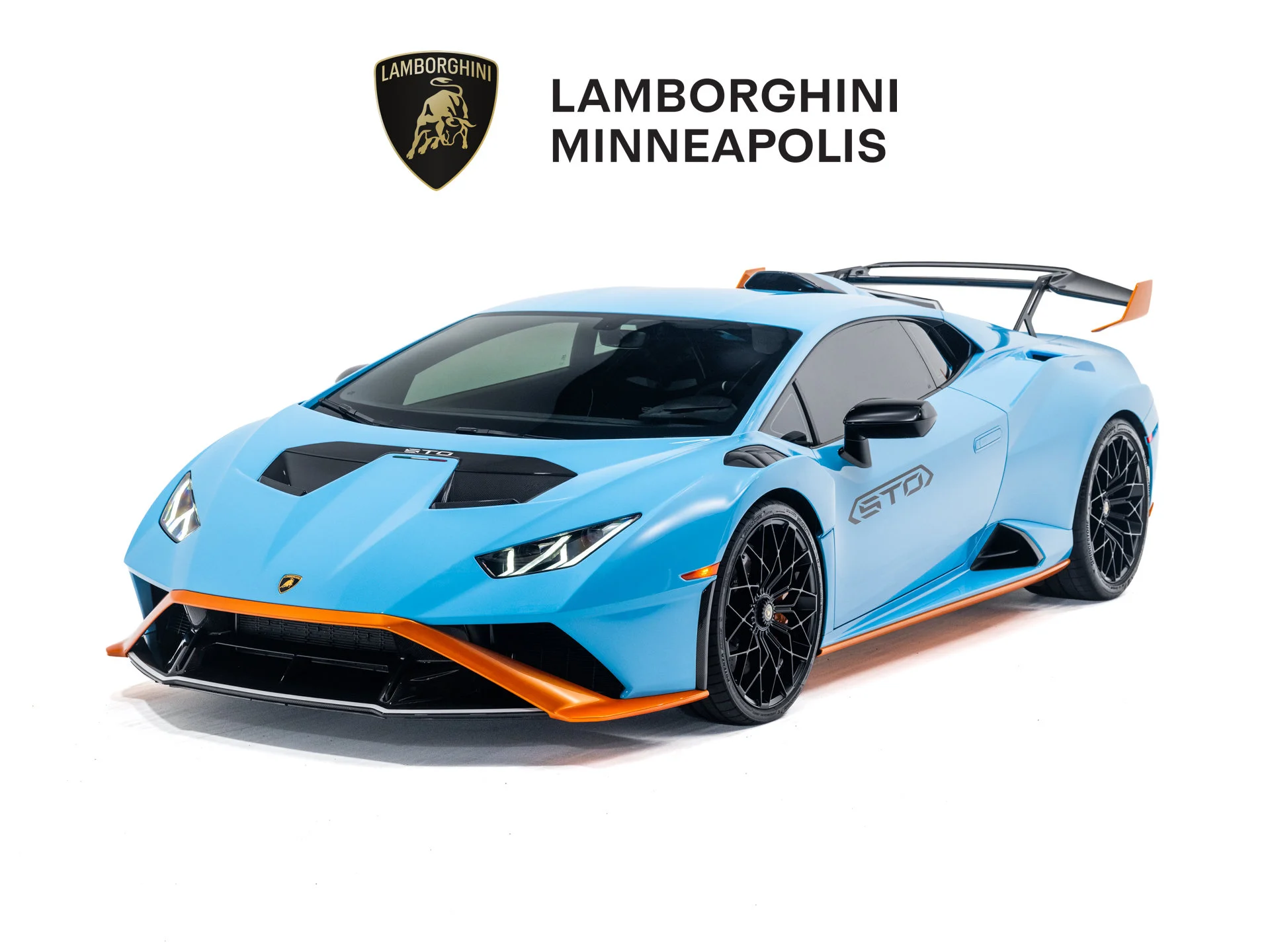 Used 2022 Blu Laufey Metallic Lamborghini Base image 1