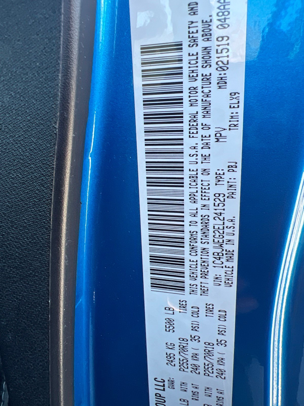 Used 2014 Blue Jeep Unlimited Polar Edition image 17
