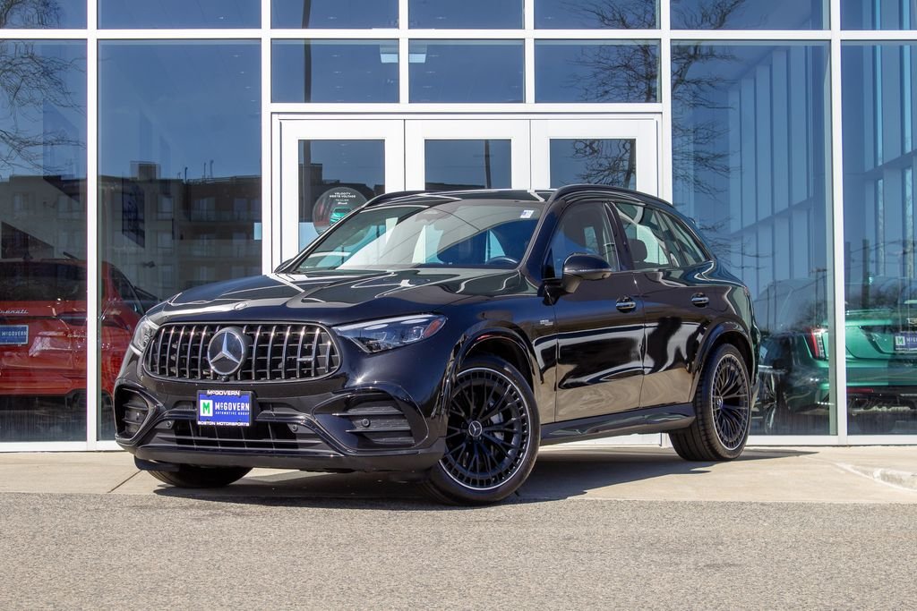 Used 2025 Obsidian Black Metallic Mercedes-Benz GLC 43 AMG® image 1