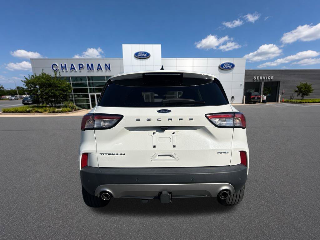 Used 2022 White Metallic Ford Titanium image 4