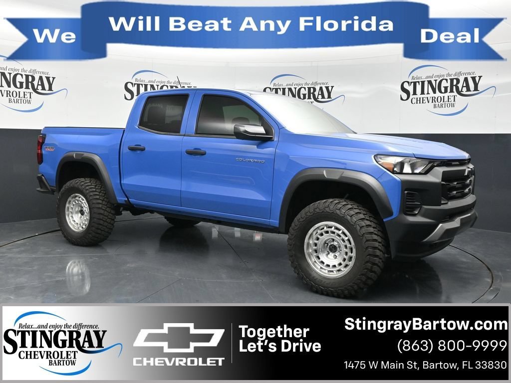 Supreme ダブルニー カーゴライトブルー w34 New Reef Blue Metallic 2025 Chevrolet Colorado in Bartow, FL | VIN