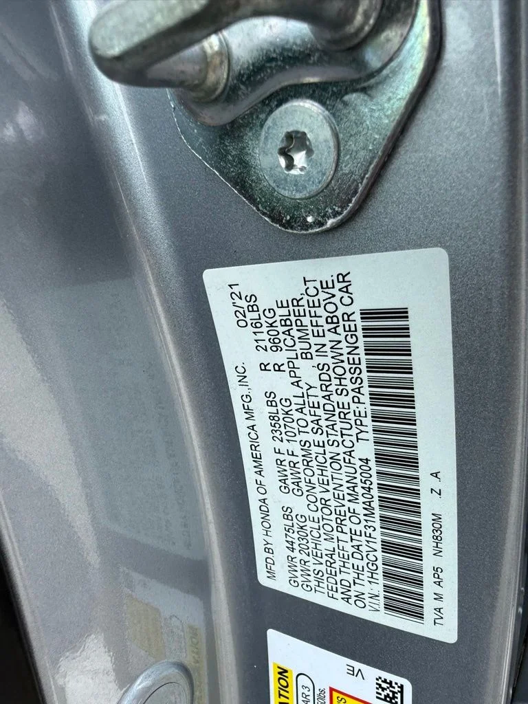 Used 2021 Silver Honda Sport image 26