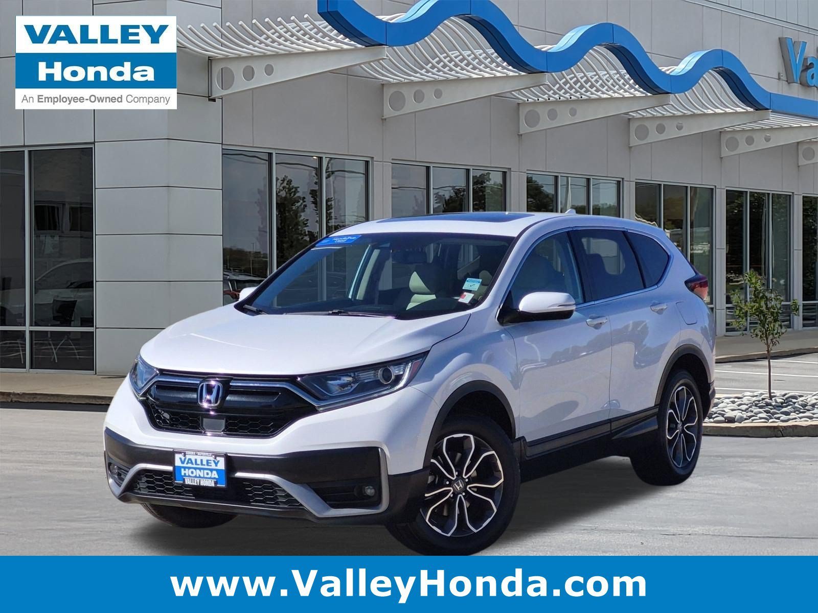 Certified Used 2020 White Honda EX-L image 1