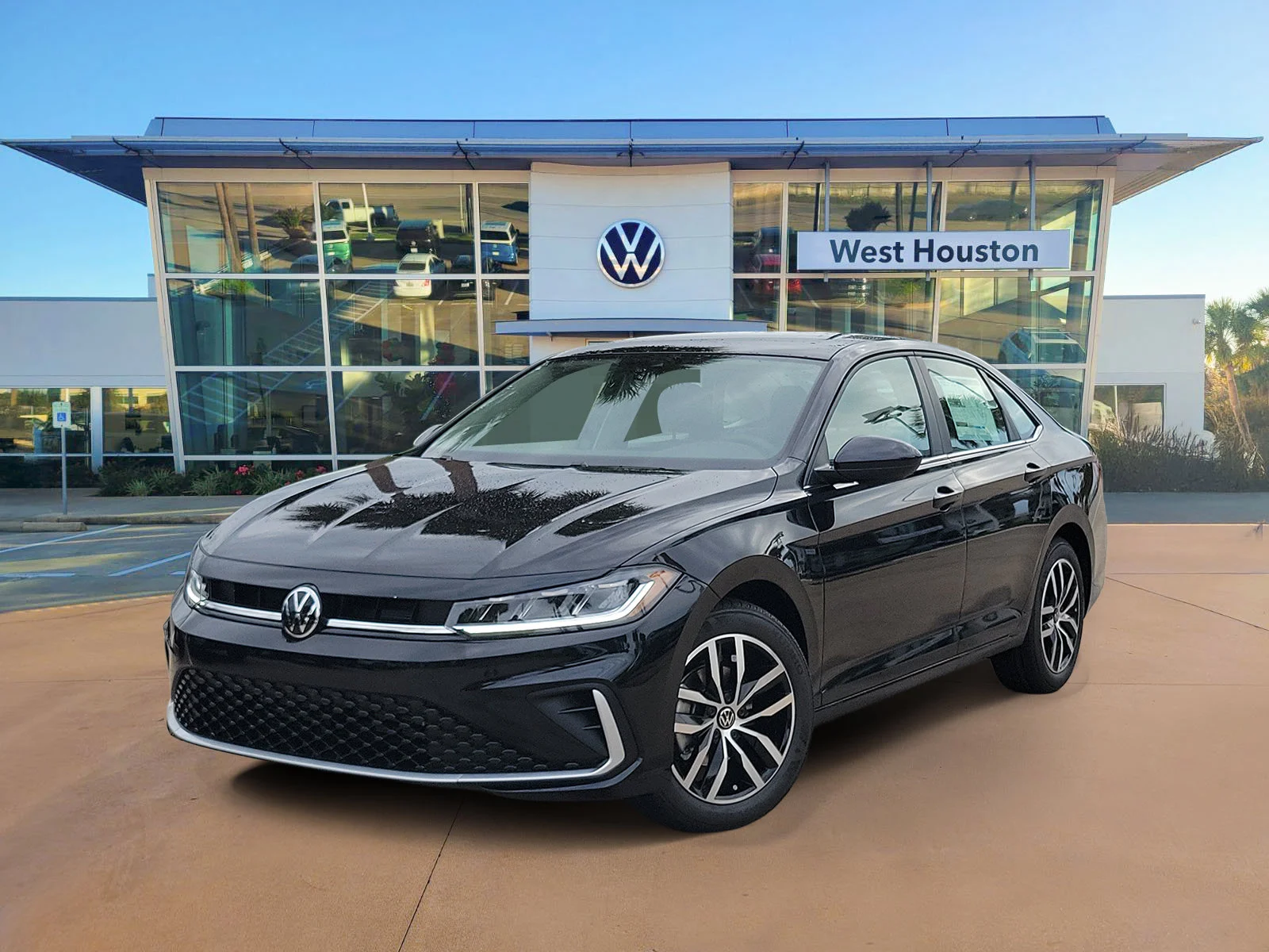 New 2027 Black Volkswagen SE image 1