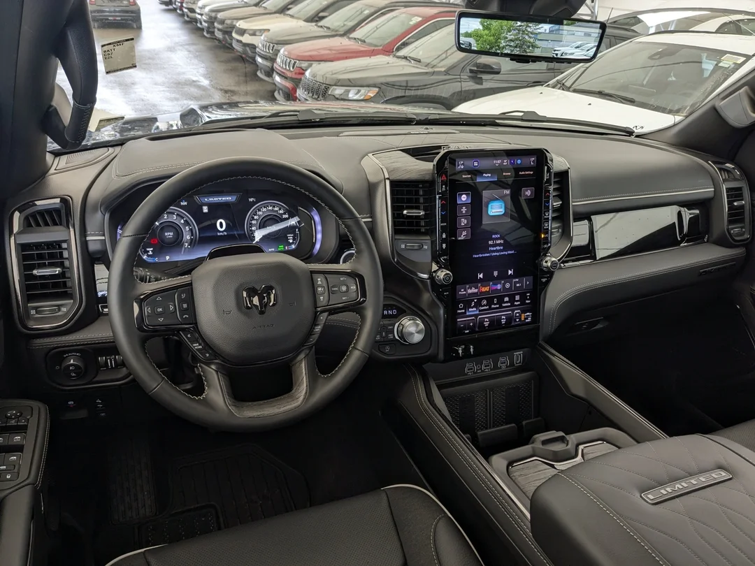 New 2026 Black RAM Limited - - 5.7L HEMI V8 - Pano Sunroof - 14.4 Uconnect - Surround Cam & More! image 25