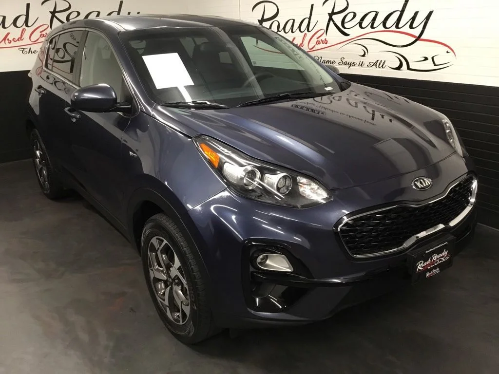 Used 2020 Blue Kia LX image 2