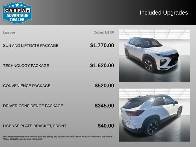 Used 2023 Summit White Chevrolet RS image 3