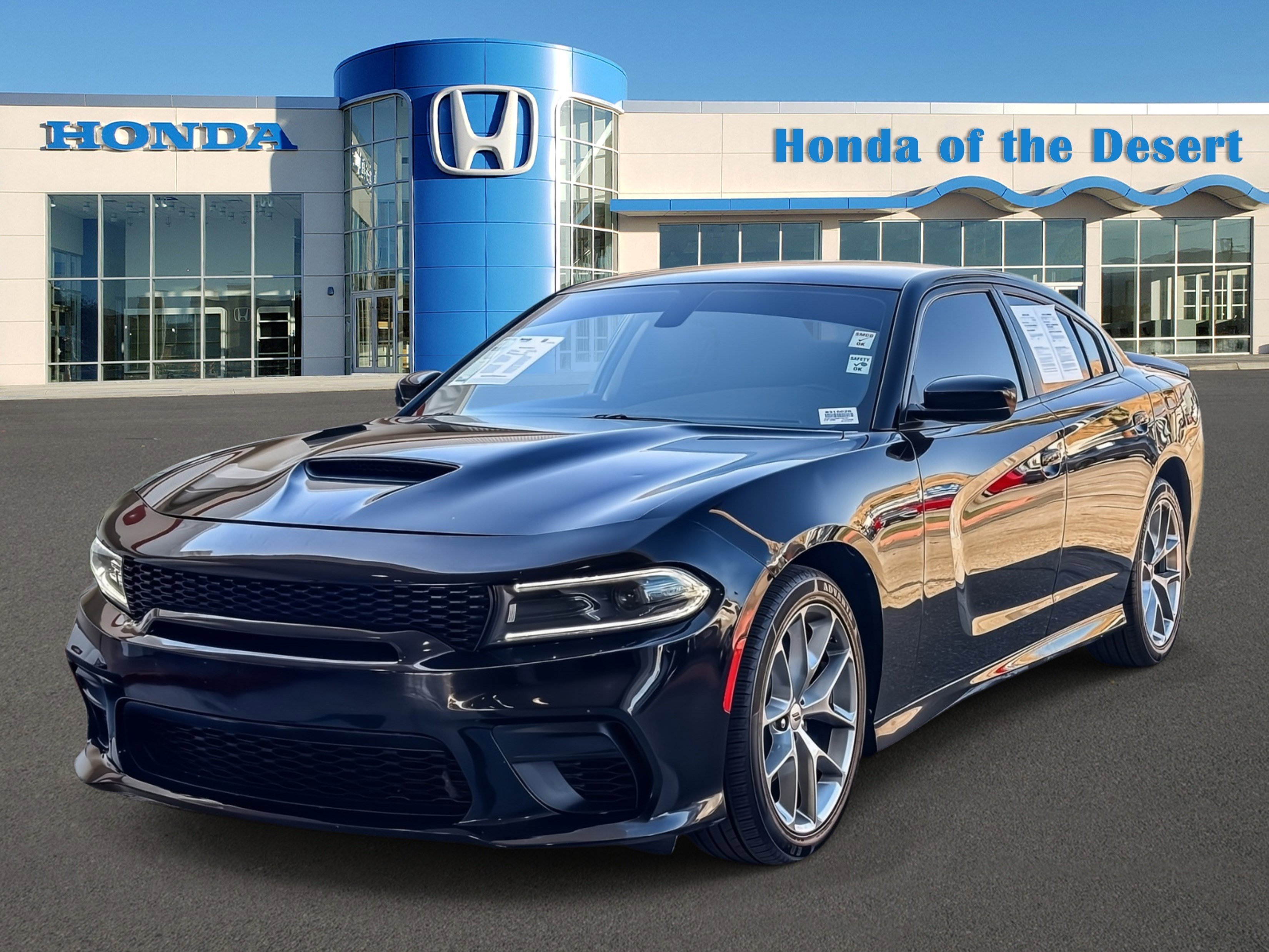 Used 2023 Pitch Black Clearcoat Dodge GT image 3
