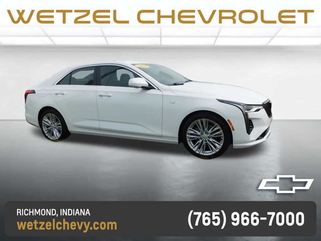 Used 2024 White Cadillac Premium Luxury image 1