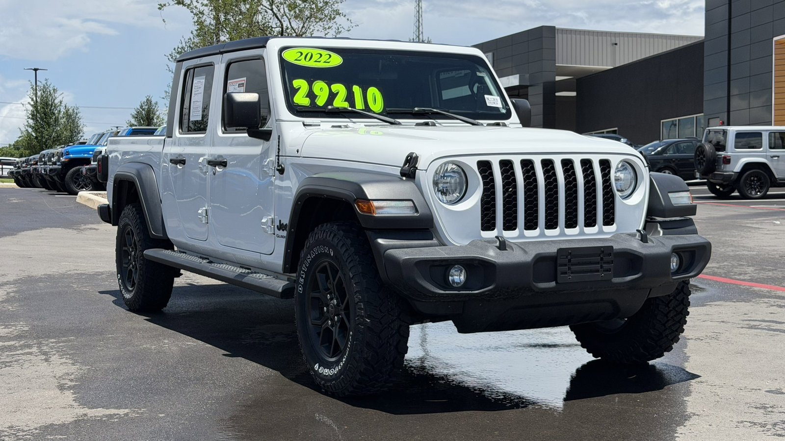 Used 2022 Bright White Clearcoat Jeep Sport image 3