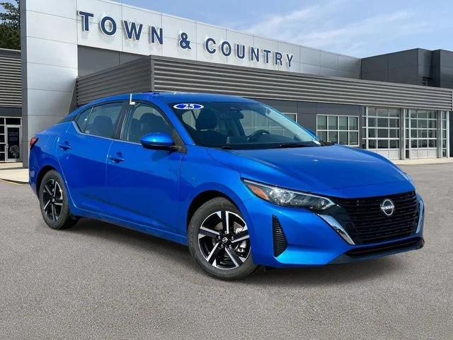 Used 2025 Electric Blue Metallic Nissan SV image 1