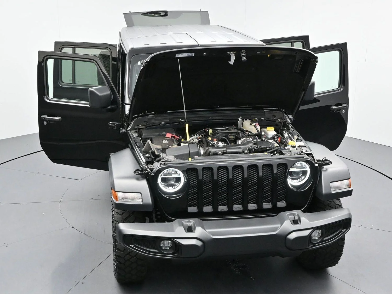 Used 2022 Black Clearcoat Jeep Unlimited Willys image 43