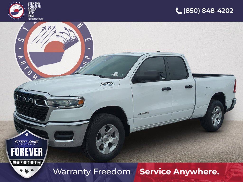 New 2026 Bright White Clear-Coat Exterior Paint Ram Tradesman image 1