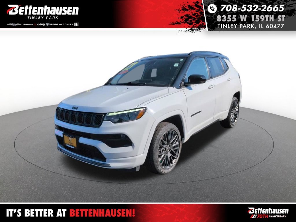 Certified Used 2023 Bright White Clearcoat Jeep High Altitude image 13
