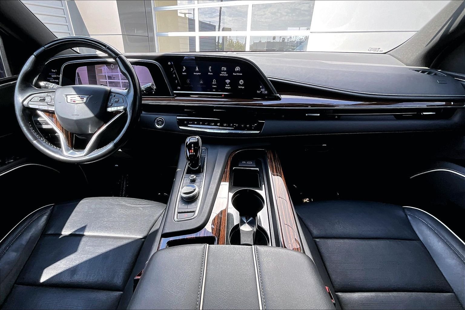 Used 2022 Black Cadillac Premium Luxury image 15