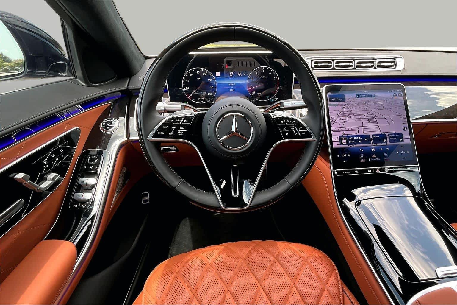 Used 2024 Obsidian Black Metallic Mercedes-Benz S 580 image 6