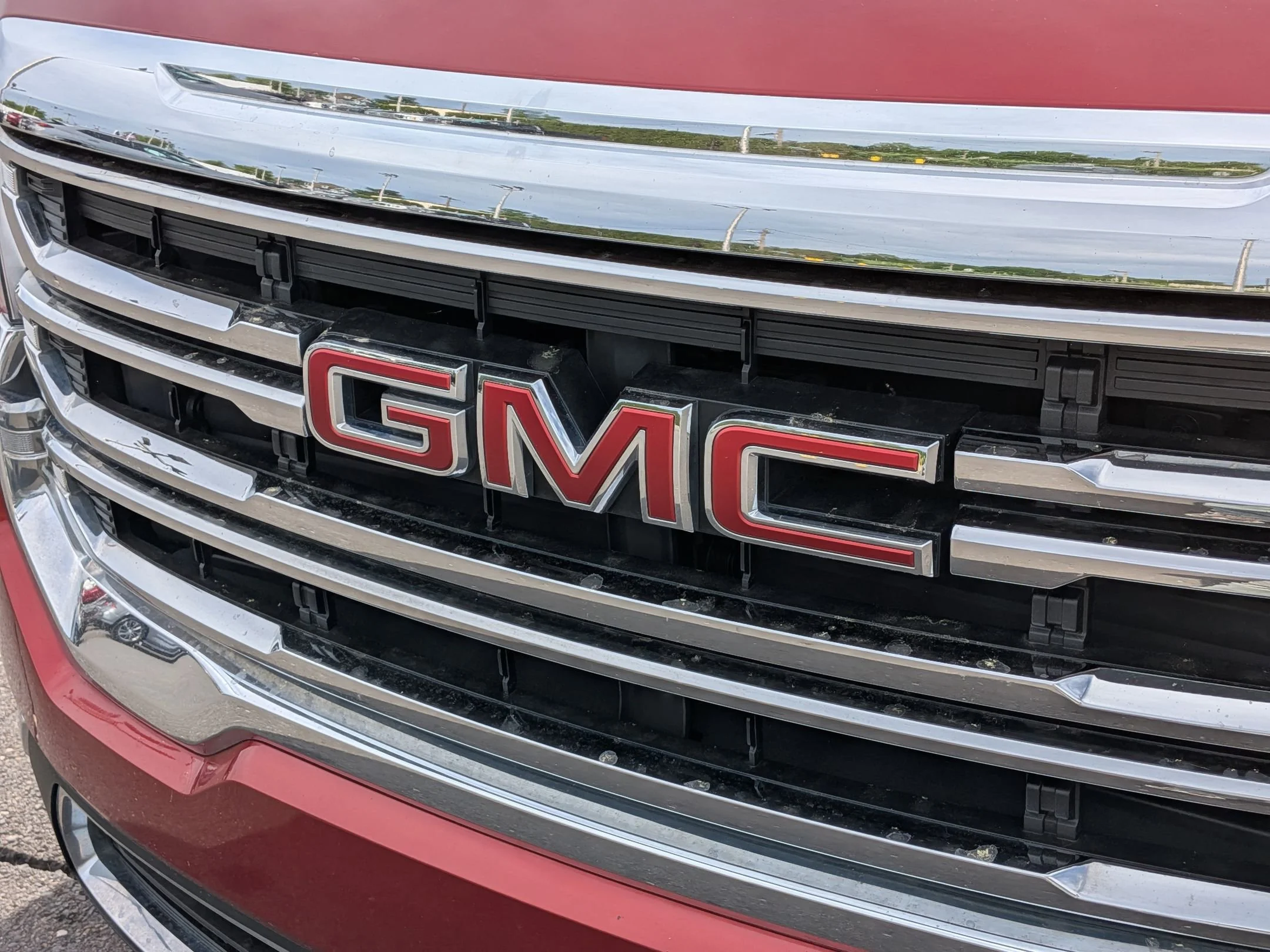 Used 2023 Volcanic Red Tintcoat GMC SLT image 30