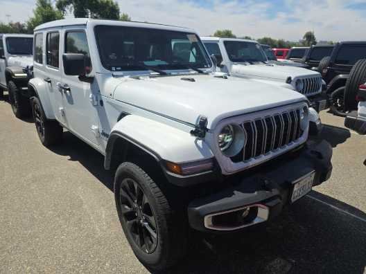 Used 2025 Jeep Wrangler 4xe Sahara 4XE with VIN 1C4RJXP66SW579020 for sale in Kansas City