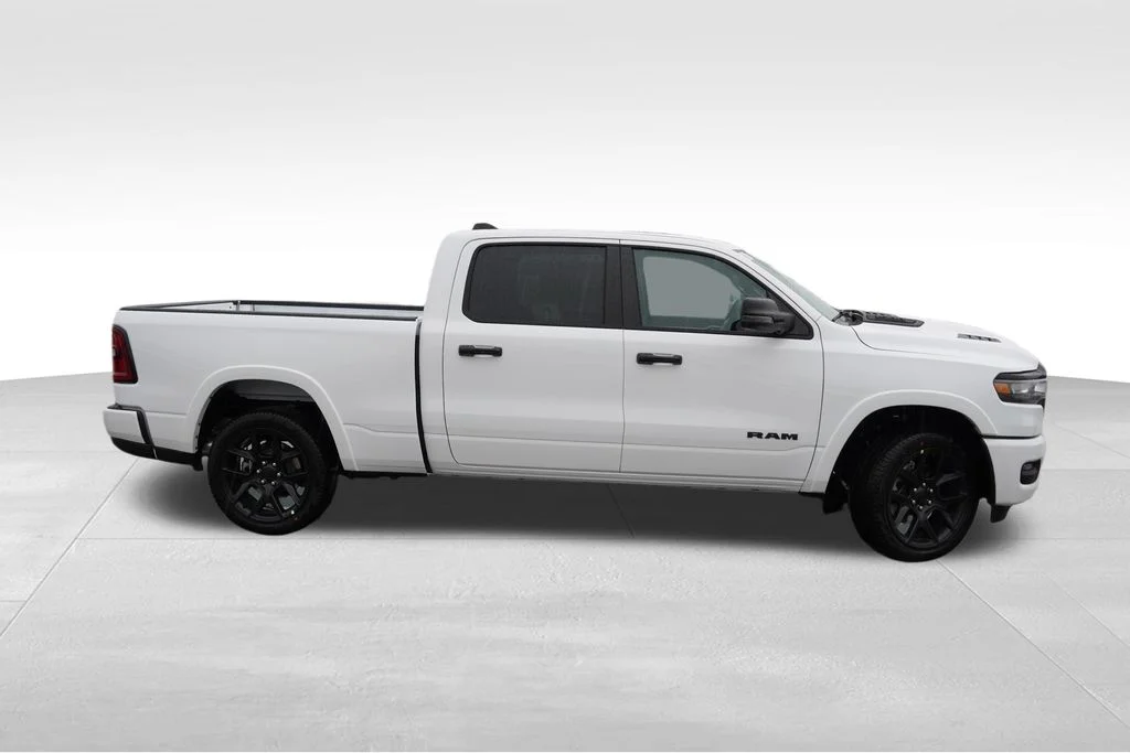 New 2026 Bright White Clear-Coat Exterior Paint RAM Laramie image 2
