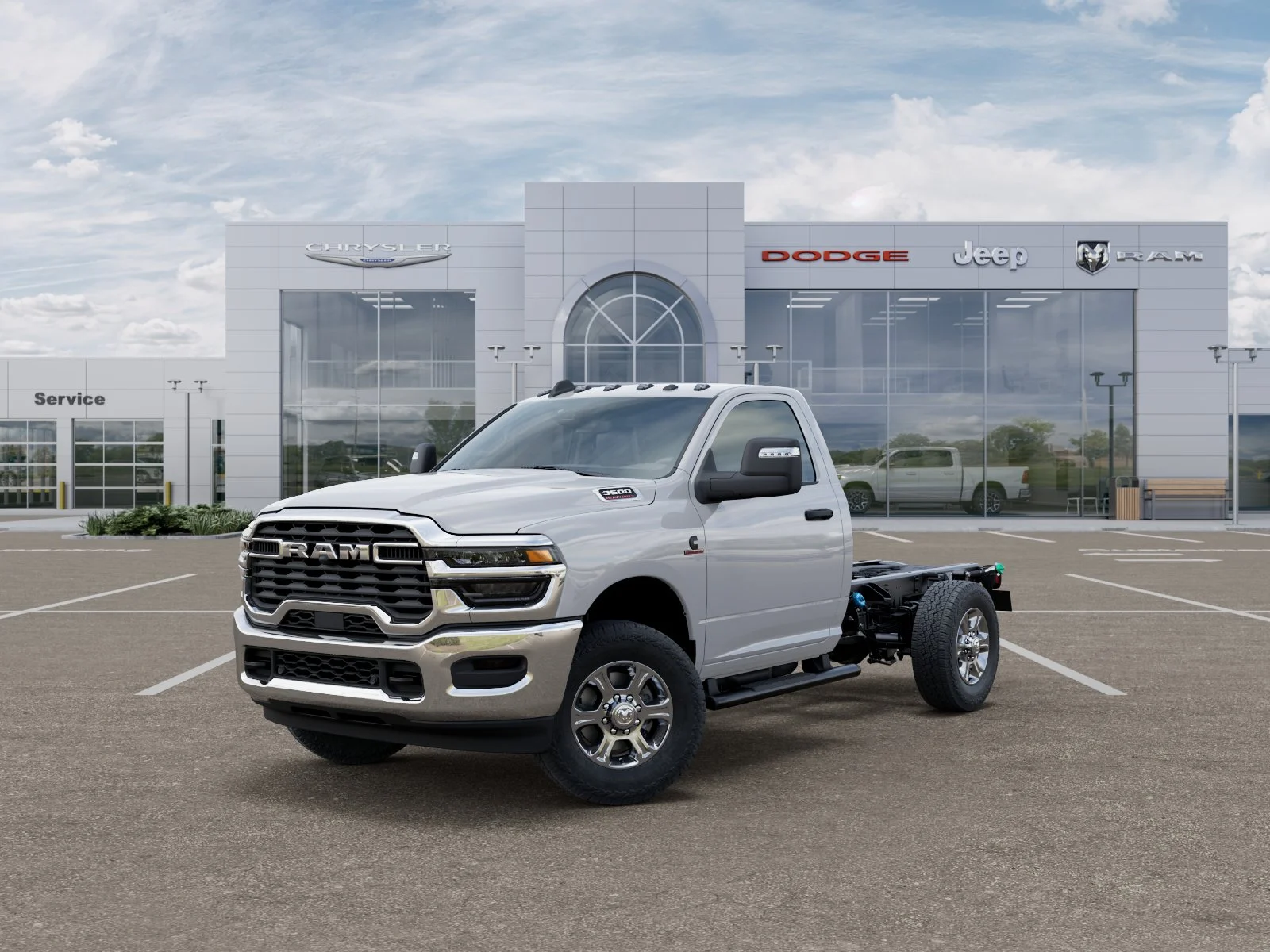 New 2026 Bright White Clear-Coat Exterior Paint RAM Tradesman image 29