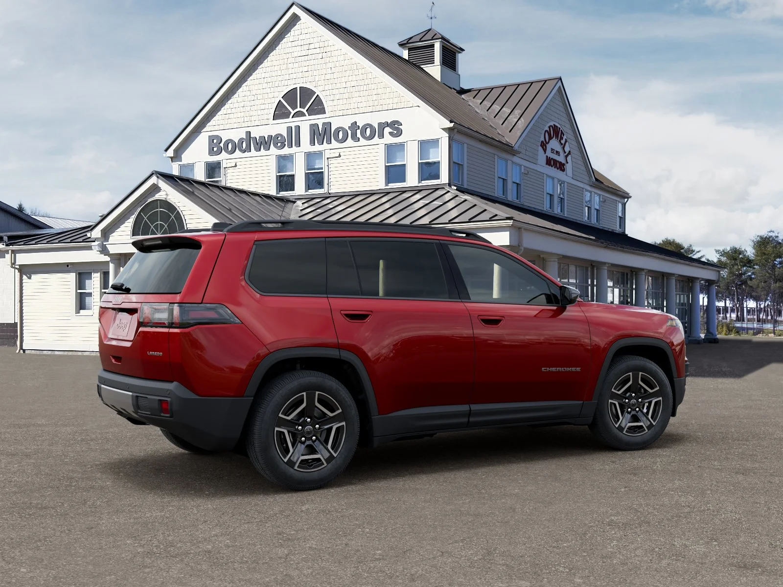 New 2026 Red Hot Pearl-Coat Exterior Paint Jeep Laredo 4x4 image 30