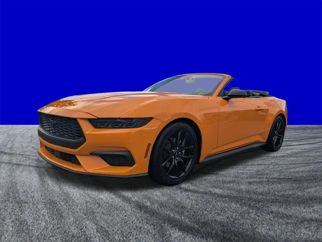 New 2026 Orange Fury Metallic Tri-coat Ford EcoBoost® Convertible image 6