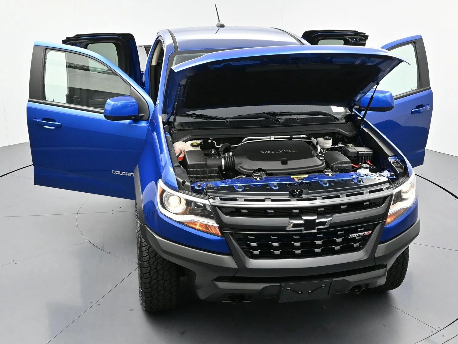 Used 2020 KINETIC BLUE METALLIC Chevrolet 4WD ZR2 image 43