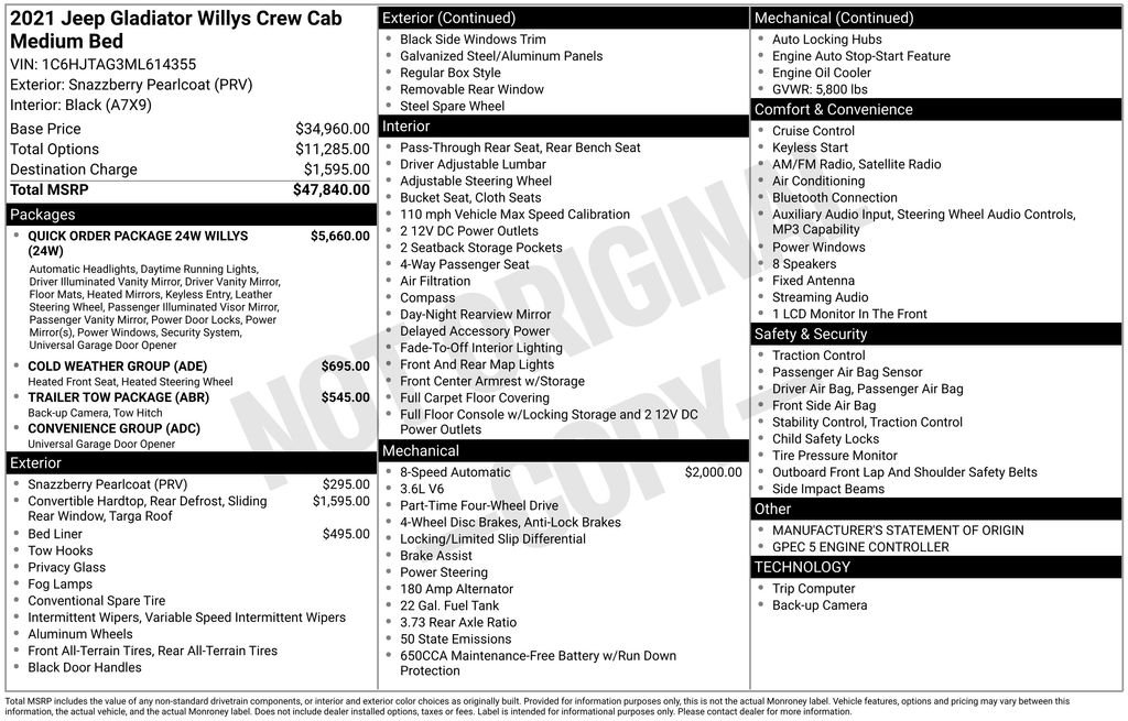 Used 2021 Red Jeep Willys image 30