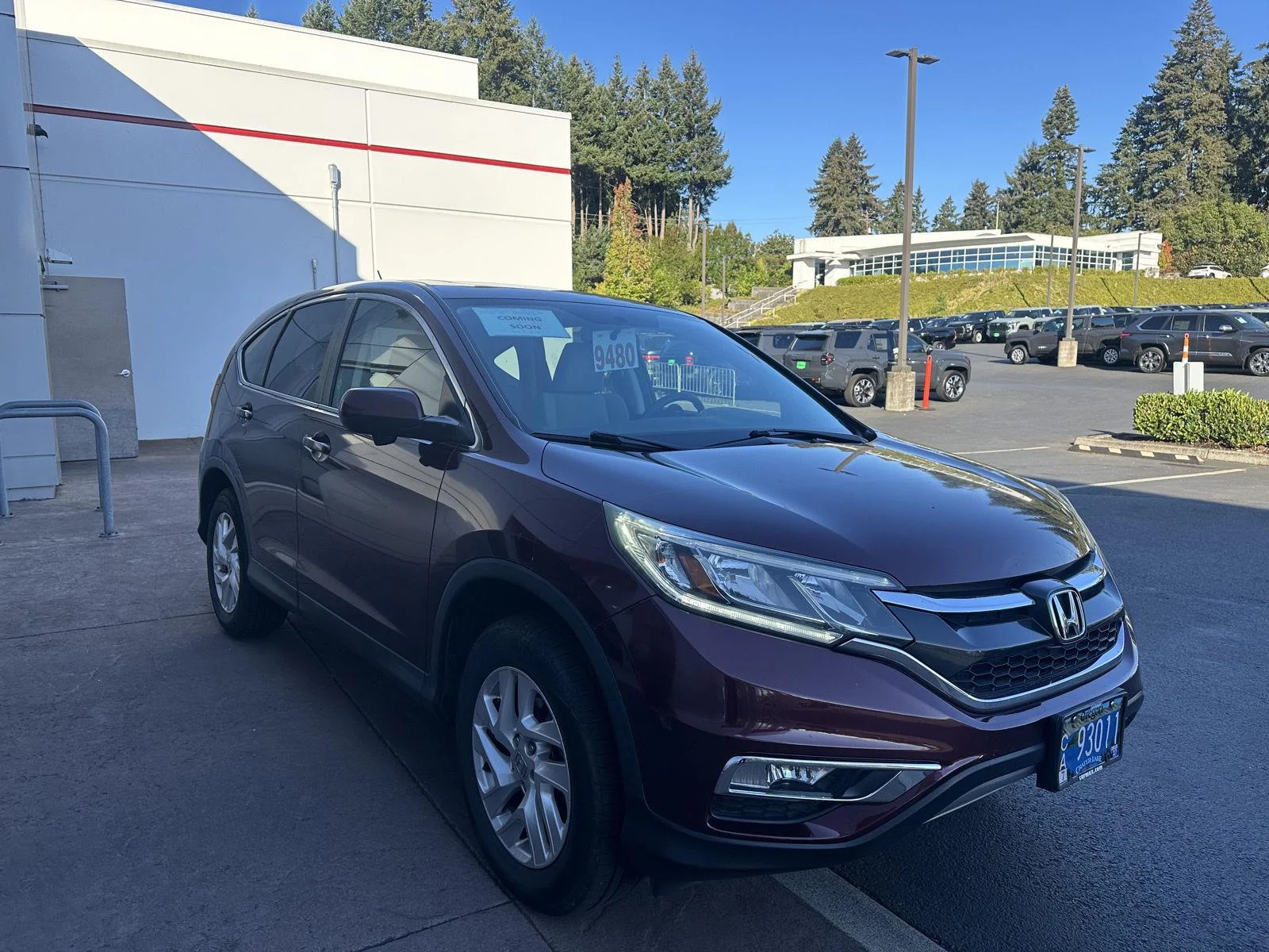 Used 2015 Basque Red Pearl II Honda EX image 4